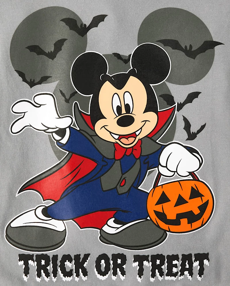 T-shirt graphique Mickey Mouse™ pour petits garçons « Farce ou friandise »