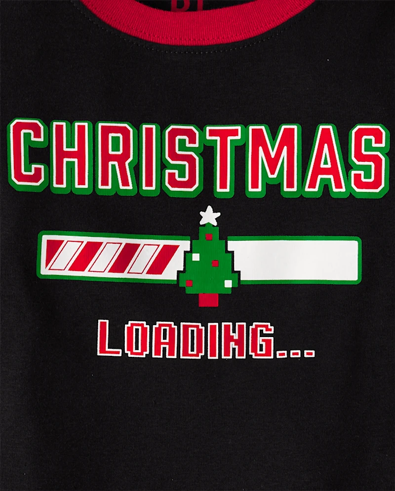 Kids Christmas Gamer Snug Fit Cotton Pajamas