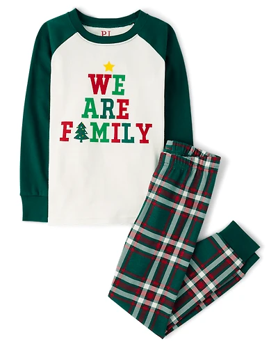 Kids Matching Family We Are Snug Fit Cotton Pajamas