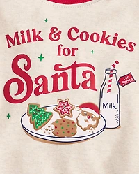 Baby And Toddler Milk Cookies Snug Fit Cotton Pajamas