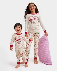 Baby And Toddler Milk Cookies Snug Fit Cotton Pajamas