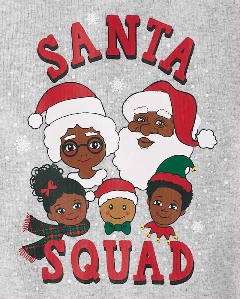 Baby And Toddler Matching Family Santa Squad Snug Fit Cotton Pajamas