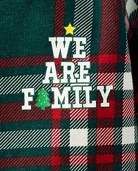 Baby And Toddler Matching Family We Are Snug Fit Cotton Footed One Piece Pajamas