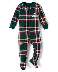 Baby And Toddler Matching Family We Are Snug Fit Cotton Footed One Piece Pajamas