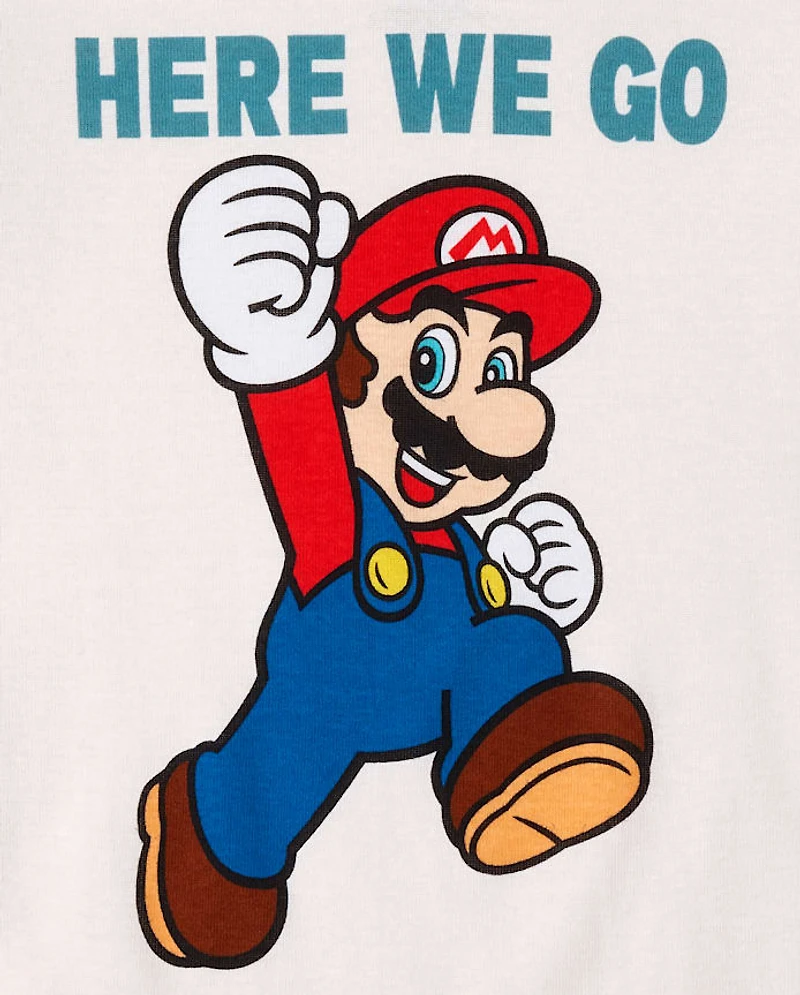 Boys Super Mario™ Snug Fit Cotton Pajamas