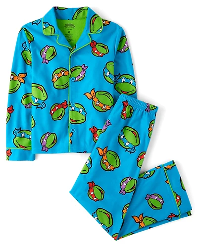 Boys Teenage Mutant Ninja Turtles™ Button Front Pajamas