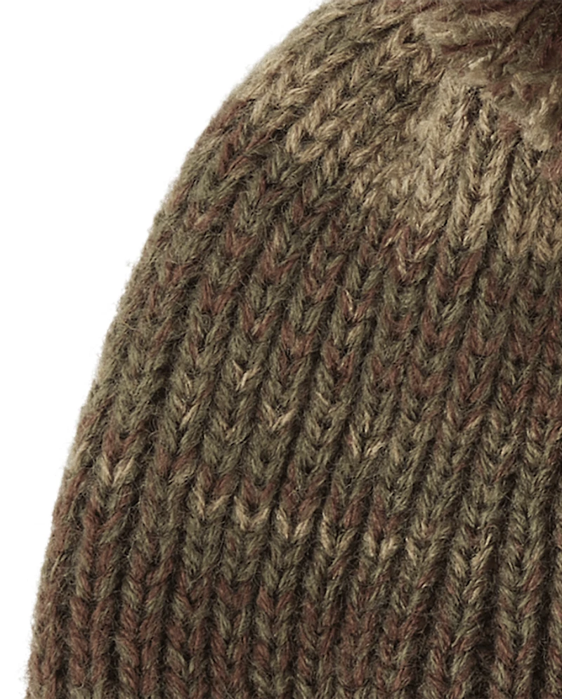 Bonnet à pompon ombré pour garçon