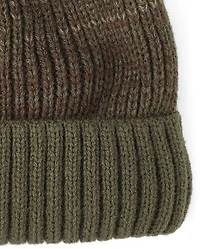Bonnet à pompon ombré pour garçon