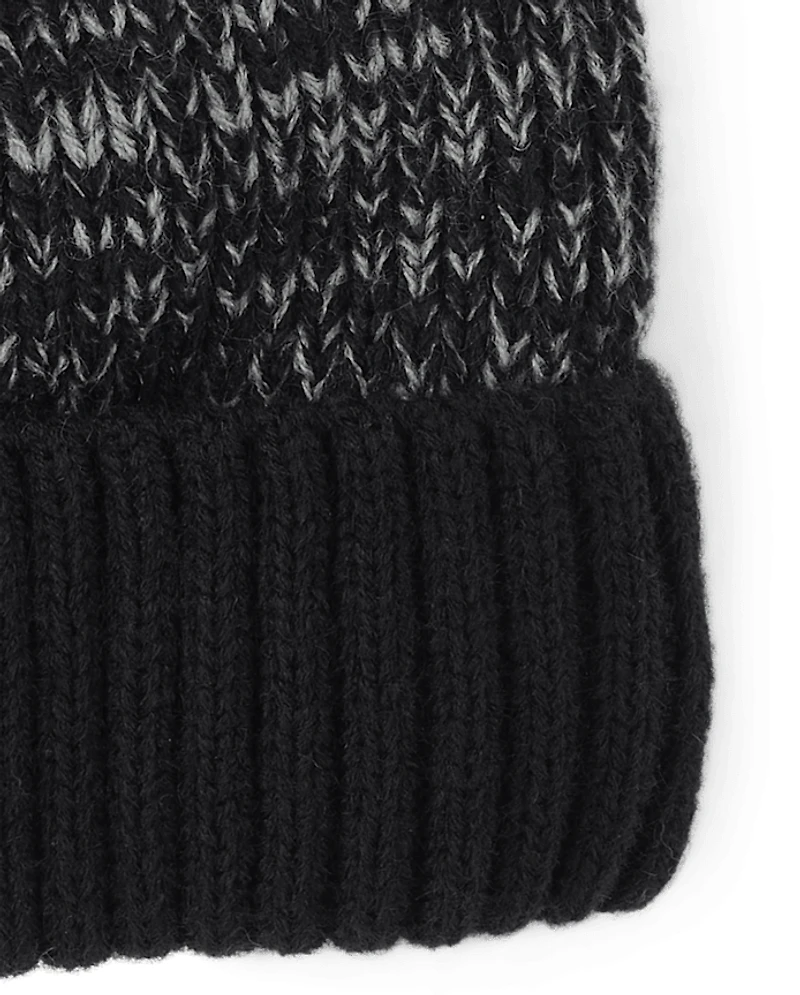 Boys Ombre Pom Beanie