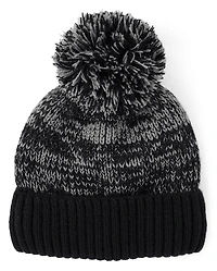 Boys Ombre Pom Beanie