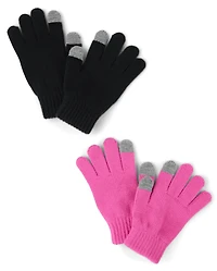 Lot de 2 gants pour textos enfants