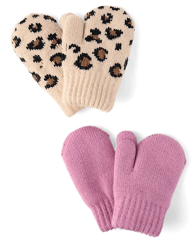 Toddler Mittens 2-Pack