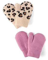 Toddler Mittens 2-Pack