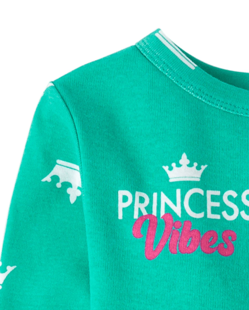 Girls Disney™ Princess Vibes Snug Fit Cotton Pajamas