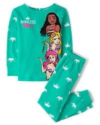 Girls Disney™ Princess Vibes Snug Fit Cotton Pajamas
