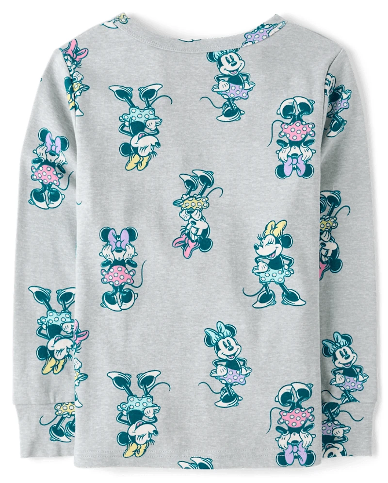 Girls Minnie Mouse™ Snug Fit Cotton Pajamas