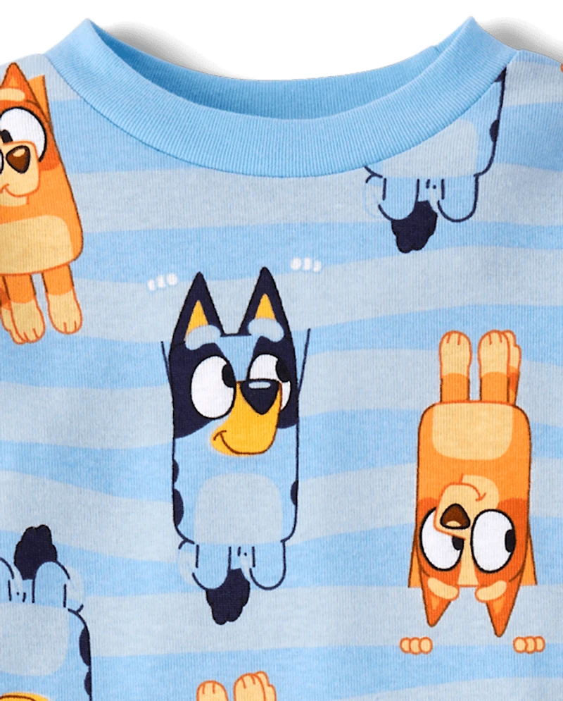 Pyjama ajusté en coton Bluey™ pour bébés et tout-petits garçons