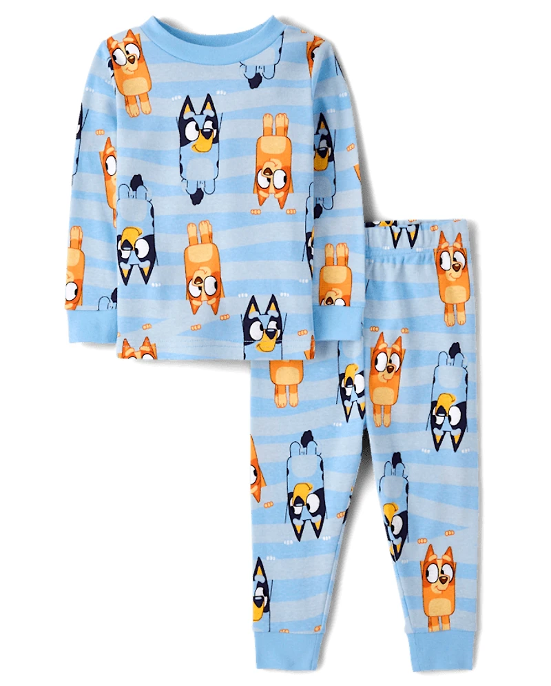 Baby And Toddler Boys Bluey™ Snug Fit Cotton Pajamas
