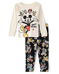 Baby And Toddler Mickey Mouse™ Snug Fit Cotton Pajamas