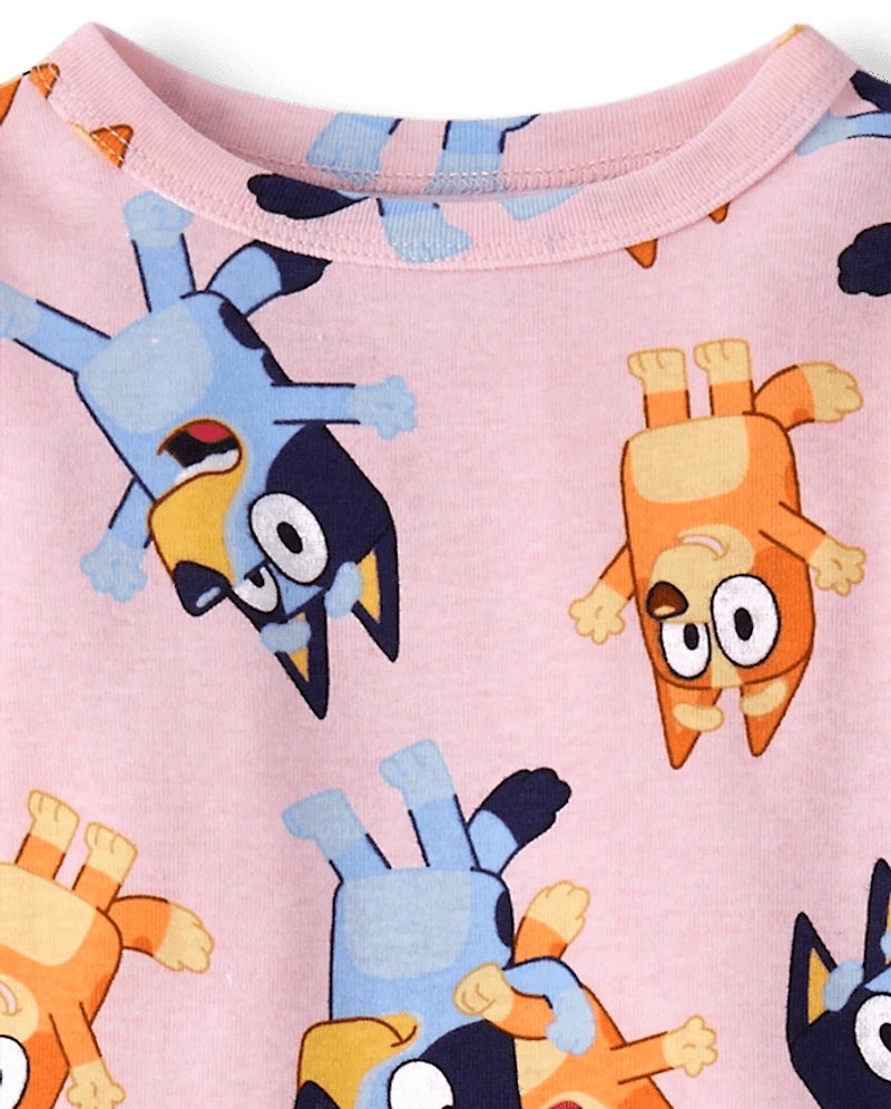 Baby And Toddler Girls Bluey™ Snug Fit Cotton Pajamas