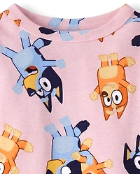Baby And Toddler Girls Bluey™ Snug Fit Cotton Pajamas