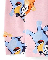 Baby And Toddler Girls Bluey™ Snug Fit Cotton Pajamas