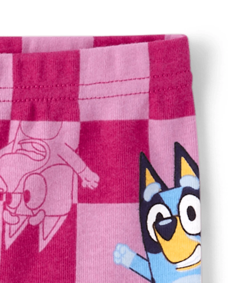 Baby And Toddler Girls Bluey™ Snug Fit Cotton Pajamas