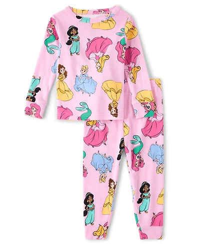 Baby And Toddler Girls Disney™ Princess Snug Fit Cotton Pajamas
