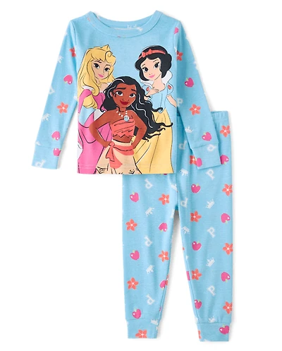 Pyjamas en coton ajustés Disney™ Princess pour bébés et petites filles