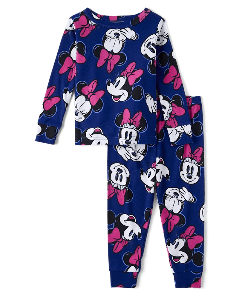 Baby And Toddler Girls Minnie Mouse™ Snug Fit Cotton Pajamas