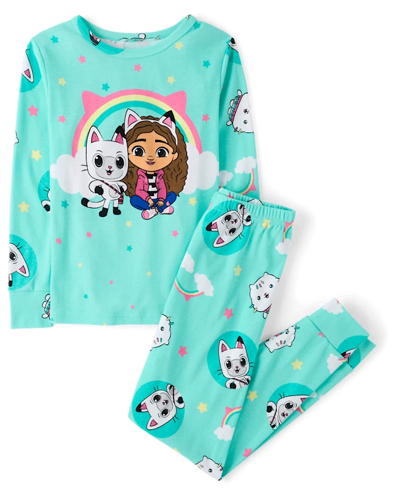 Girls Gabby's Dollhouse™ Snug Fit Cotton Pajamas