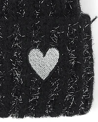 Bonnet à pompon Shimmer Icon pour filles