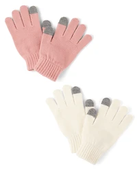 Lot de 2 gants pour textos pour enfants