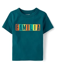 Baby And Toddler Boys Familia Graphic Tee