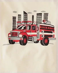 Baby And Toddler Boys Firetruck Graphic Tee