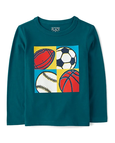 Baby And Toddler Boys Multisport Graphic Tee