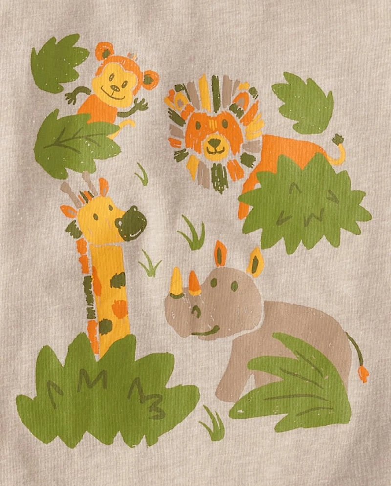 Baby And Toddler Boys Animals Graphic Tee