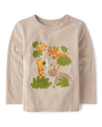 Baby And Toddler Boys Animals Graphic Tee