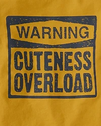 Baby And Toddler Boys Cuteness Overload Graphic Tee