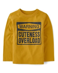 Baby And Toddler Boys Cuteness Overload Graphic Tee