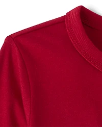 T-shirt graphique assorti pour bébé et enfant en bas âge, motif Père Noël, toute la famille