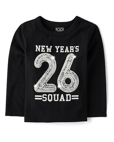 Baby And Toddler New Years Squad 26 Graphic Tee