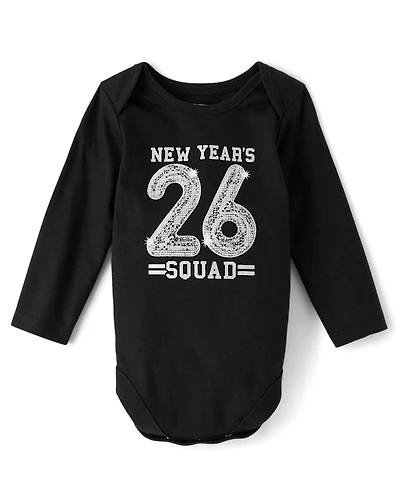 Baby New Years Squad 26 Graphic Bodysuit