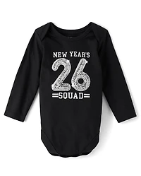 Baby New Years Squad 26 Graphic Bodysuit