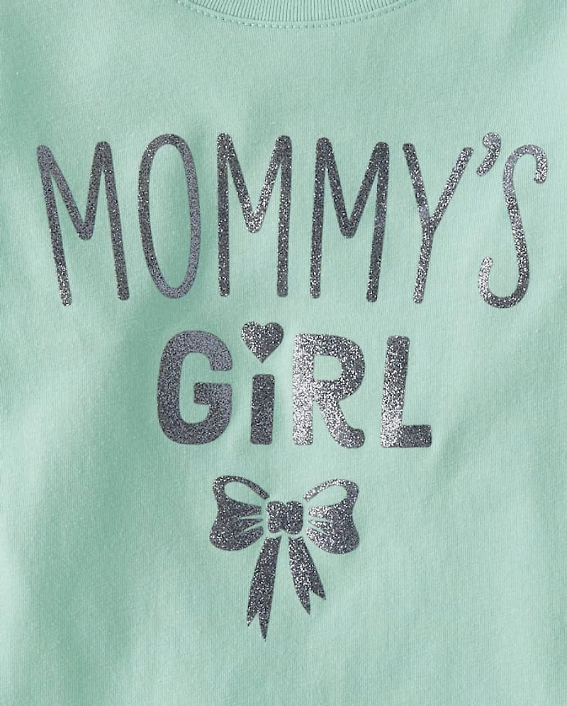 Baby And Toddler Girls Mommy's Girl Graphic Tee