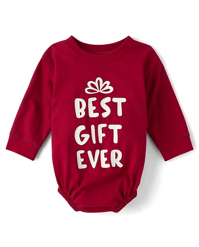 Baby Best Gift Ever Graphic Bubble Bodysuit