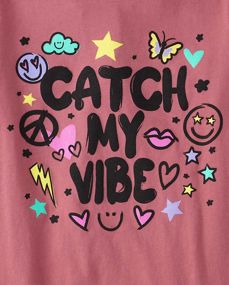 Girls Catch My Vibe Graphic Tee