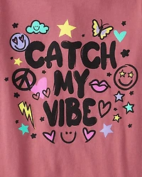 Girls Catch My Vibe Graphic Tee