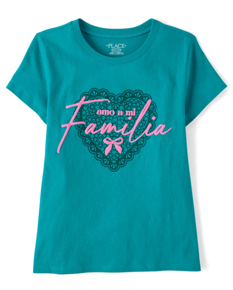 Girls Familia Graphic Tee