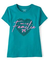 Girls Familia Graphic Tee